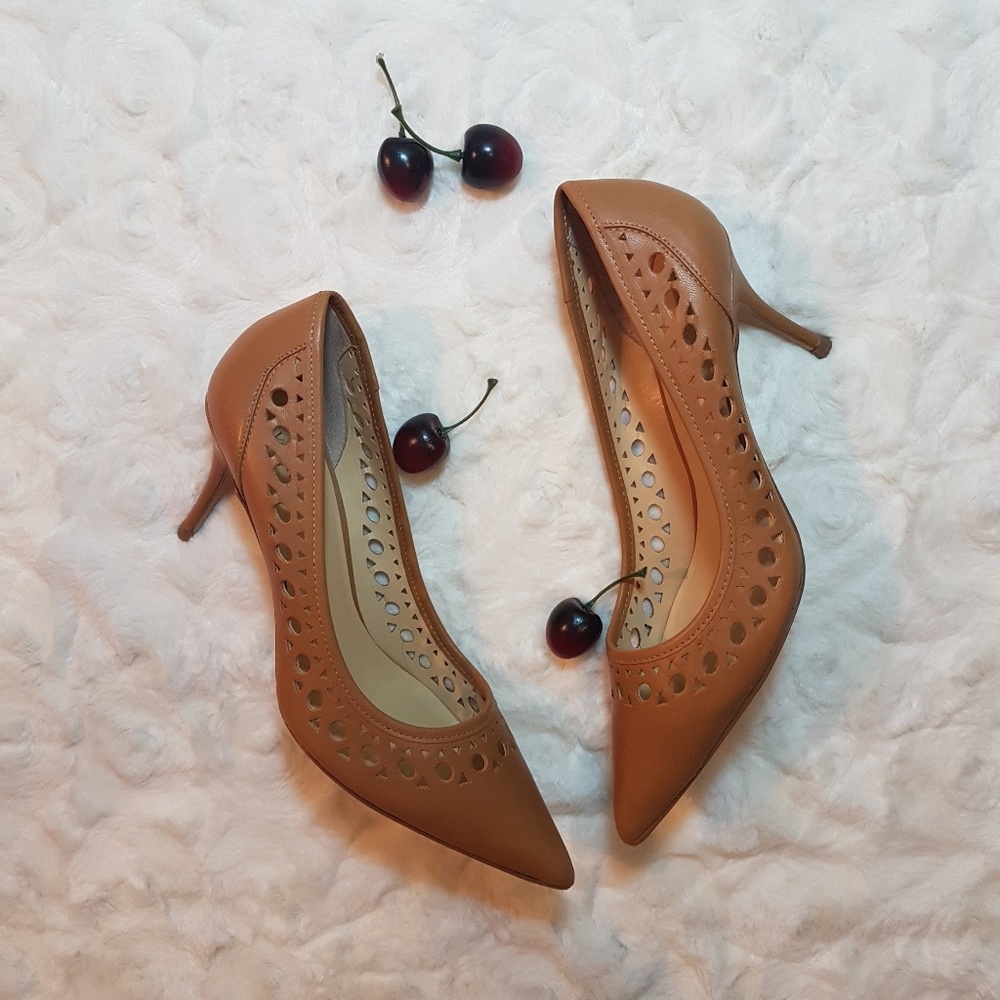 Ivanka Trump Leather Slip On Pointed Toe